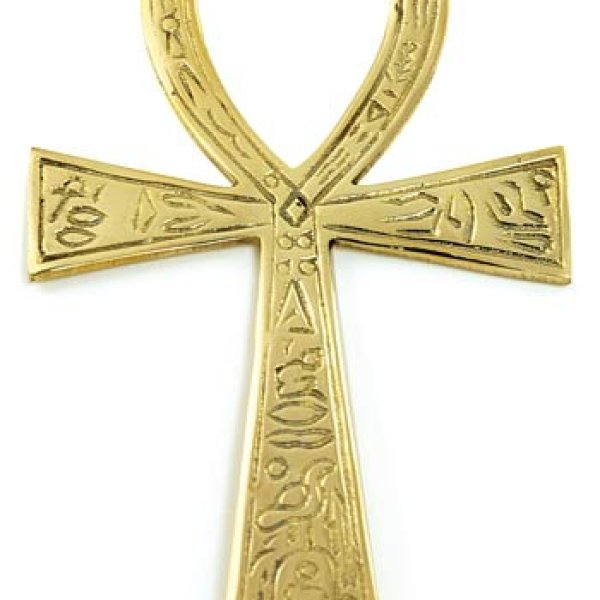 Brass Ankh 3 1/2"  x 6 1/2"