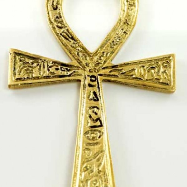 Ankh brass 2 3/8" x 4"