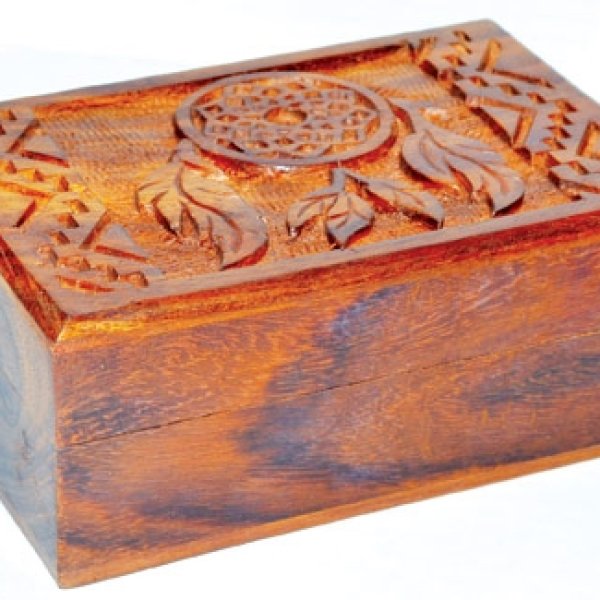 4" x 6" Dream Catcher wood Box