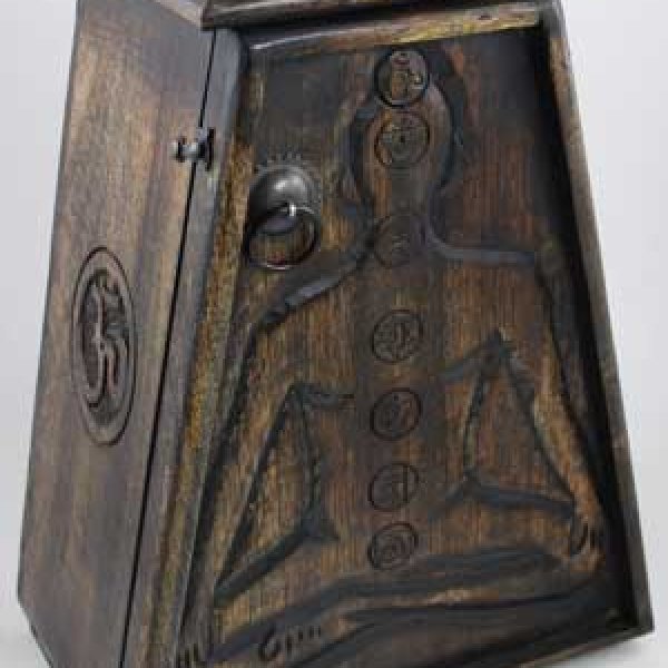 7 Chakra Wooden Cupboard