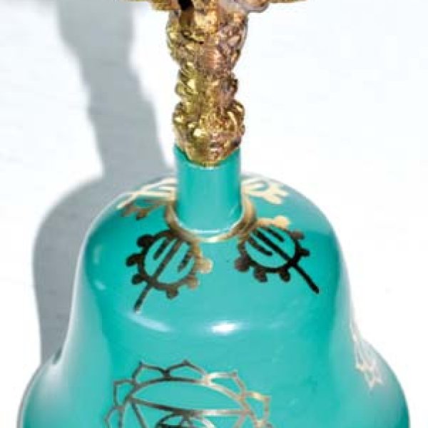 5 1/2" Green Tibetan Bell (note D)