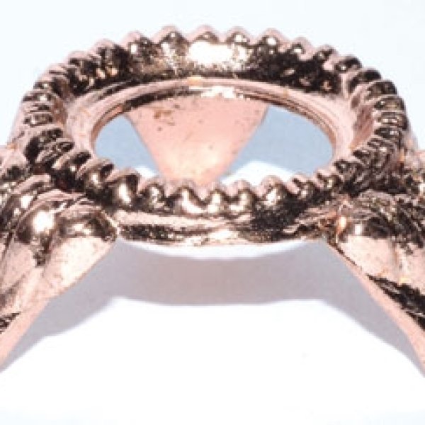 Copper Zinc Plated metal gazing ball stand