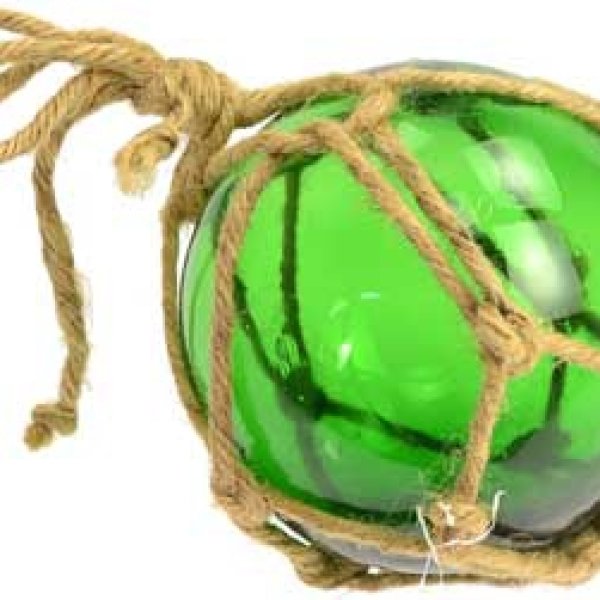 Green Glass Float 5"