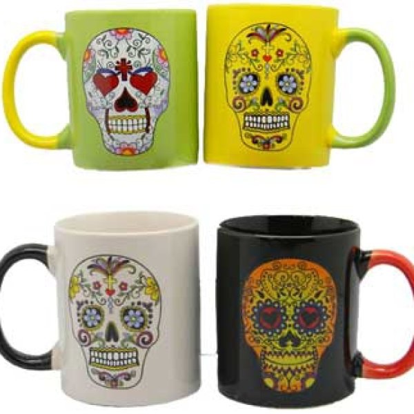 Set of 4 Day Dead Mugs