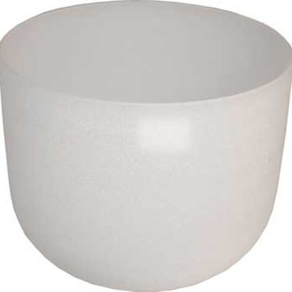 18" White Crystal Singing Bowl