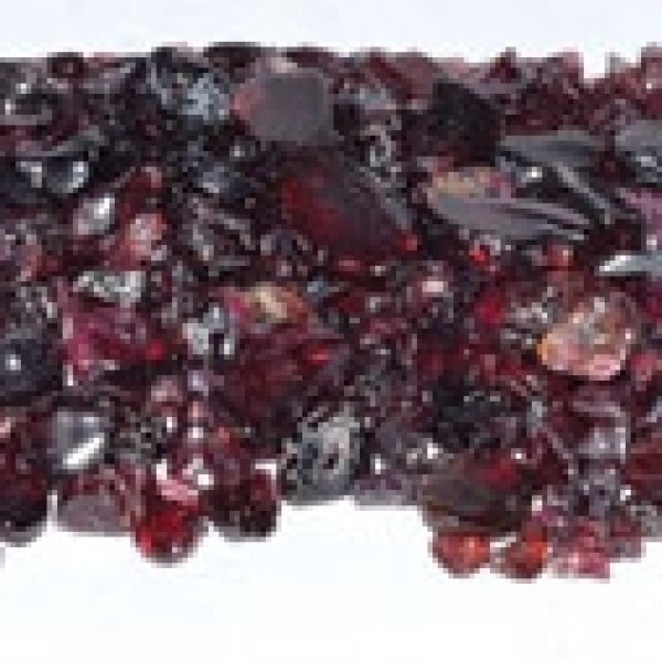 1 lb Garnet tumbled chips 5 mm