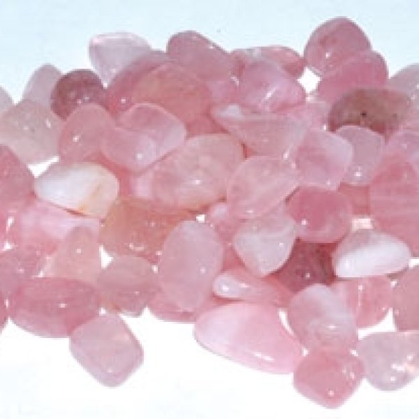 1 lb Rose Quartz tumbled chips 6-8mm