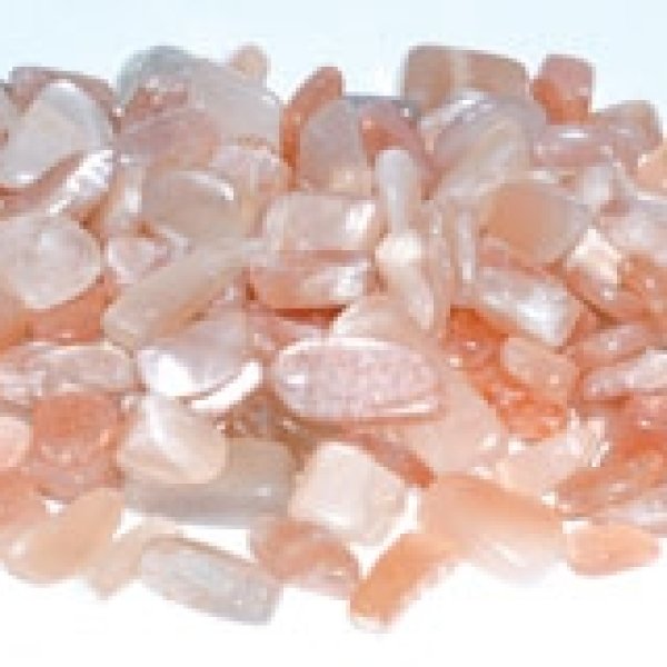 1 lb Sunstone tumbled chips 6-8mm