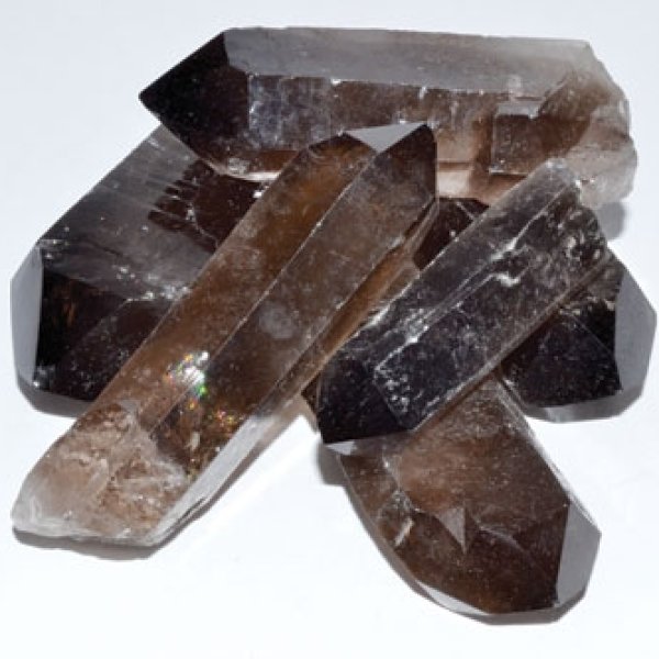 ~3# Smoky Qtz points