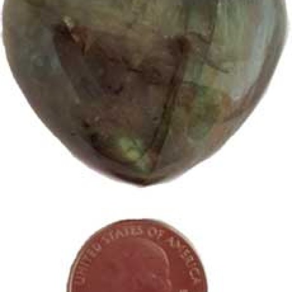 1 3/4" Labradorite heart