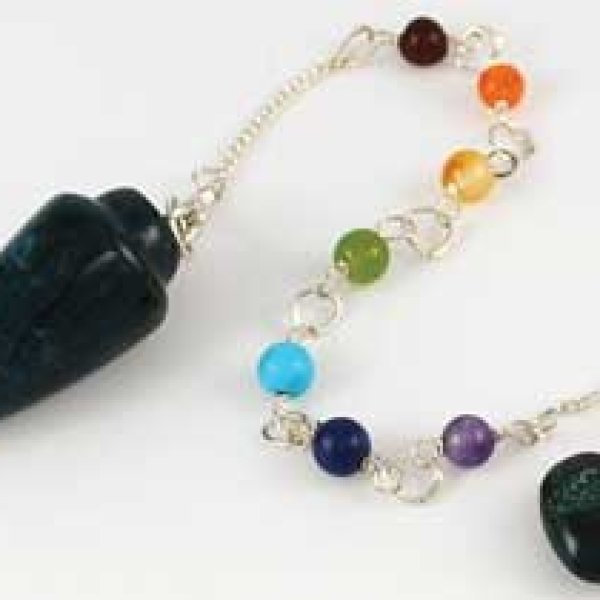 Bloodstone 7 Chakra pendulum