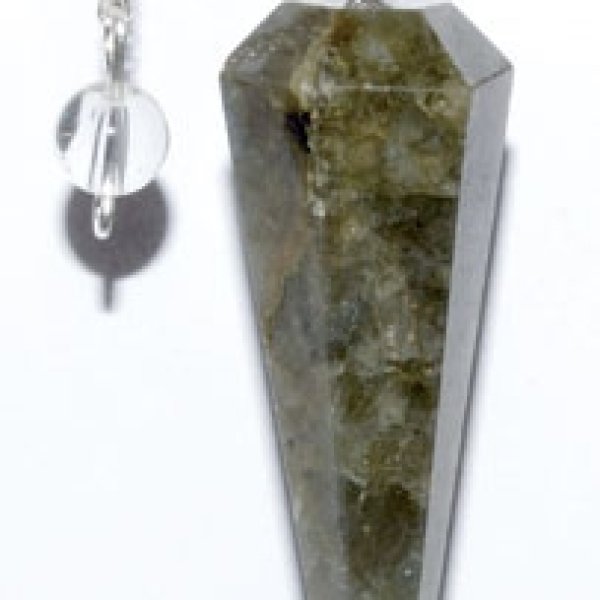 6-sided Labradorite pendulum