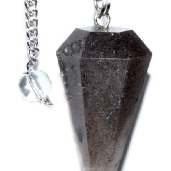 6-sided Grey Aventurine pendulum