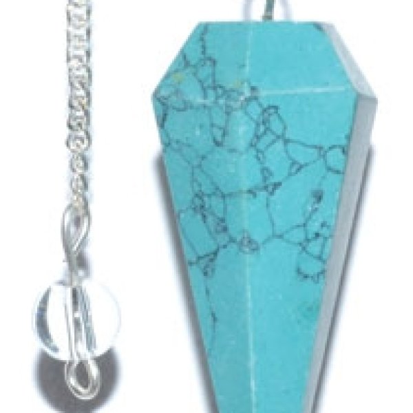 6-sided Turquoise pendulum