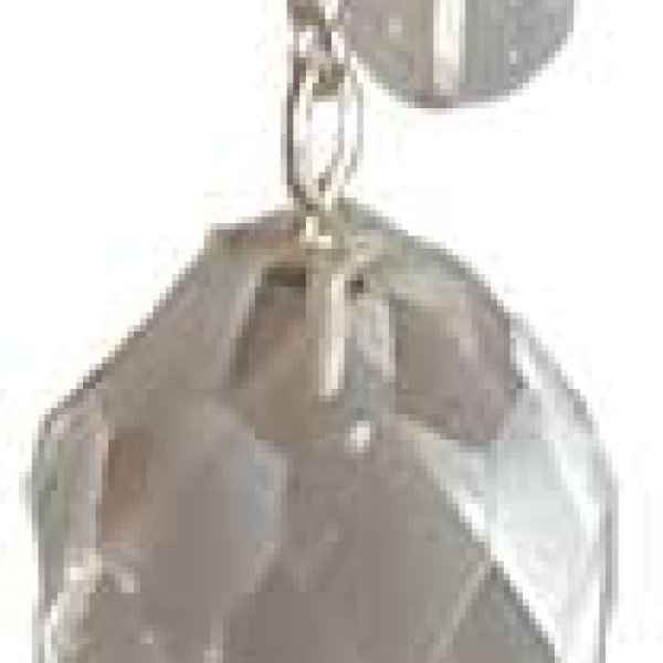 Faceted Clear Quartz pendulum