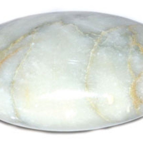 Apatite palm stone