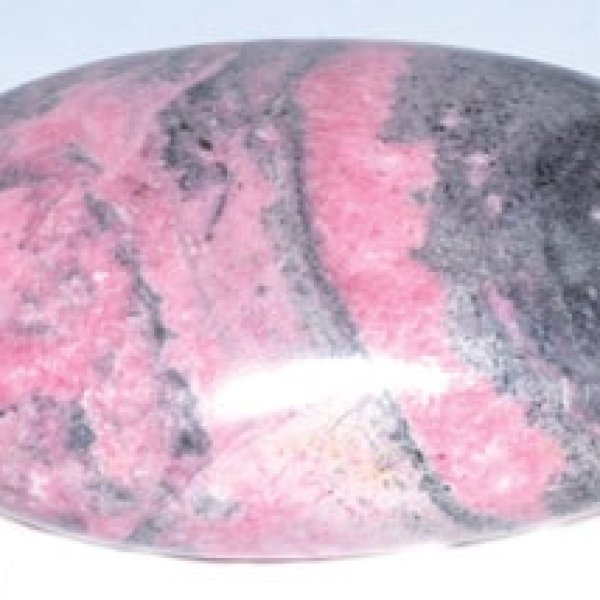 Rhodonite palm stone