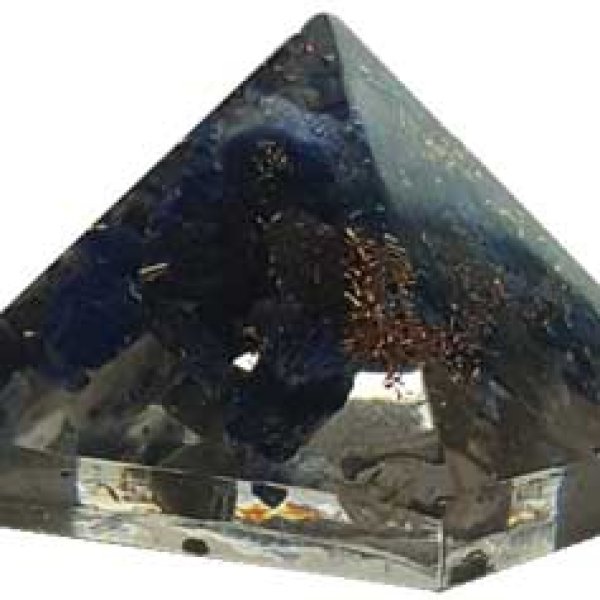 25-30mm Orgone Lapis pyramid
