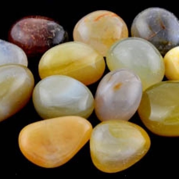 1 lb Banded Agate tumbled stones