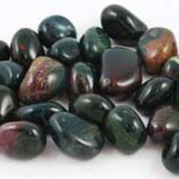 1 lb Bloodstone (Seftonite) tumbled stones