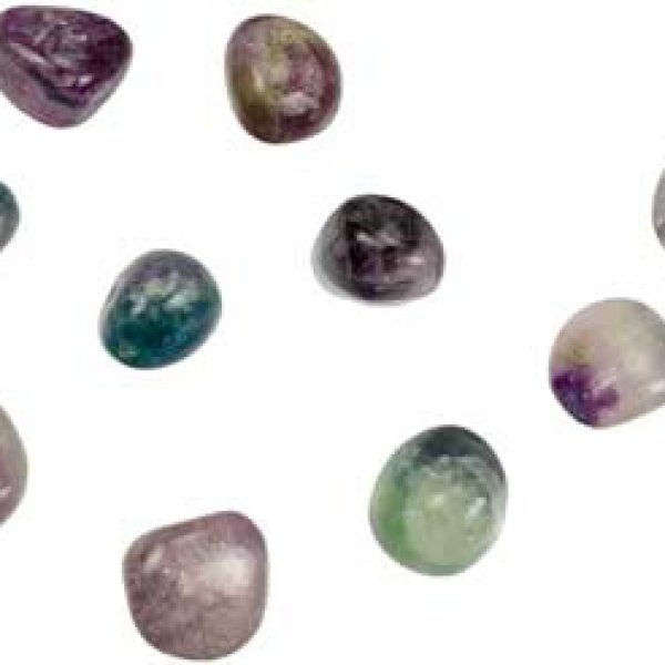 1 lb Flourite tumbled stones