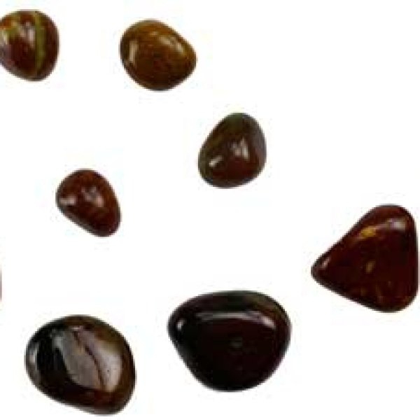 1 lb Jasper Red tumbled stones
