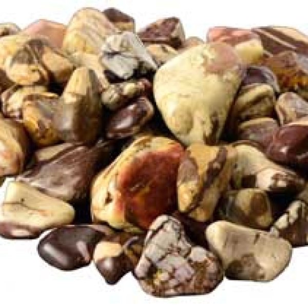 1 lb Jasper Zebra tumbled stones
