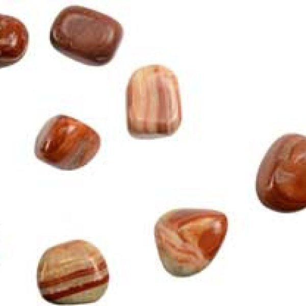 1 lb Red Malachite tumbled stones