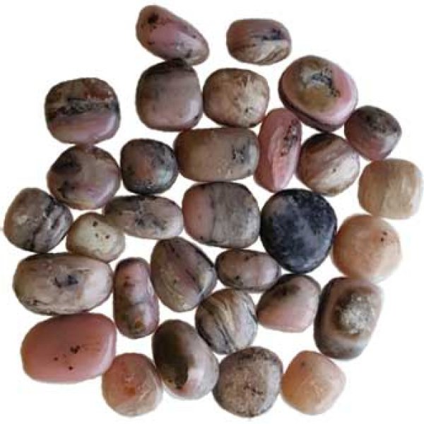 1 lb Opal, Pink tumbled stones
