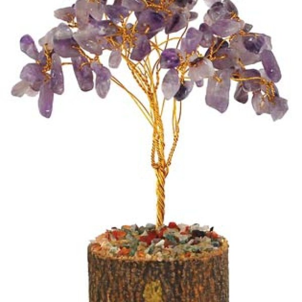 Amethyst gemstone tree 160 beads