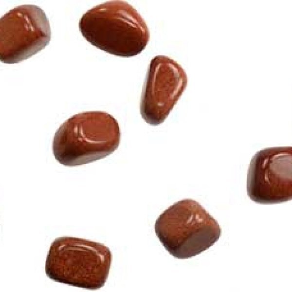 1 lb Red Goldstone tumbled stones