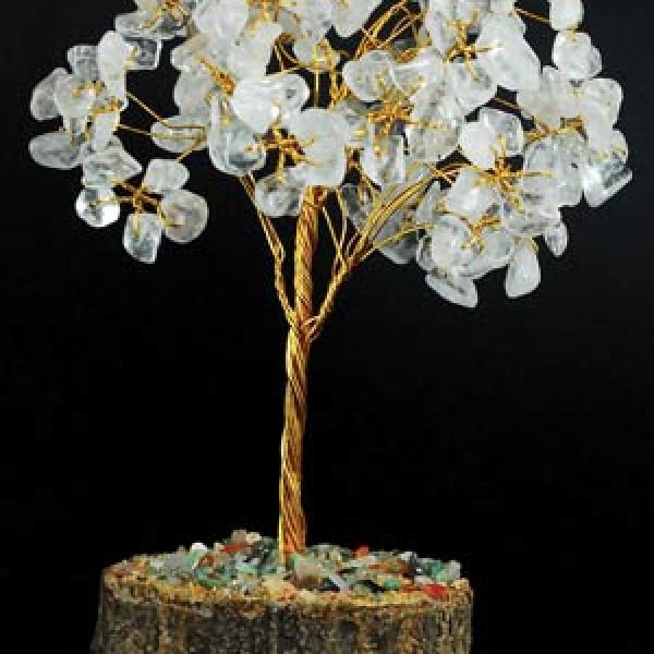 Clear Quartz gemstone tree 160 beads
