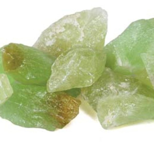 1 lb Green Calcite untumbled stones