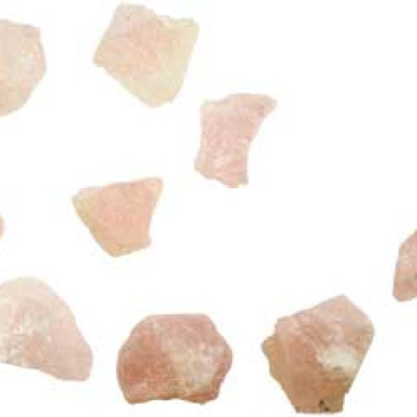 1 lb Rose Quartz untumbled stones