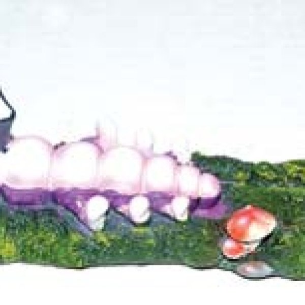 10" Caterpillar Smoking burner