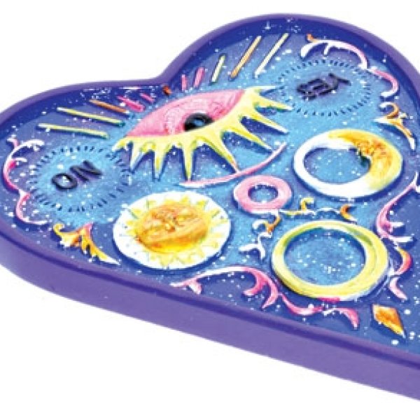 5" Ouija Planchette incense burner