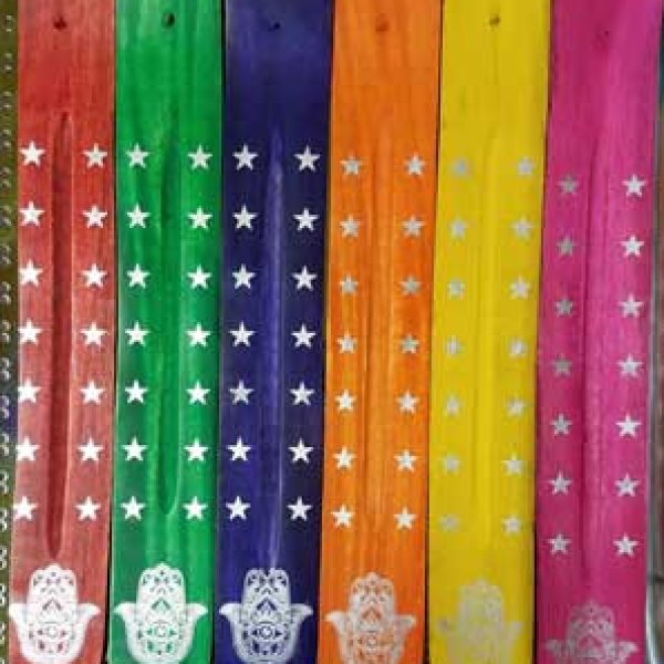 10" Hamsa Hand Wooden ash catcher