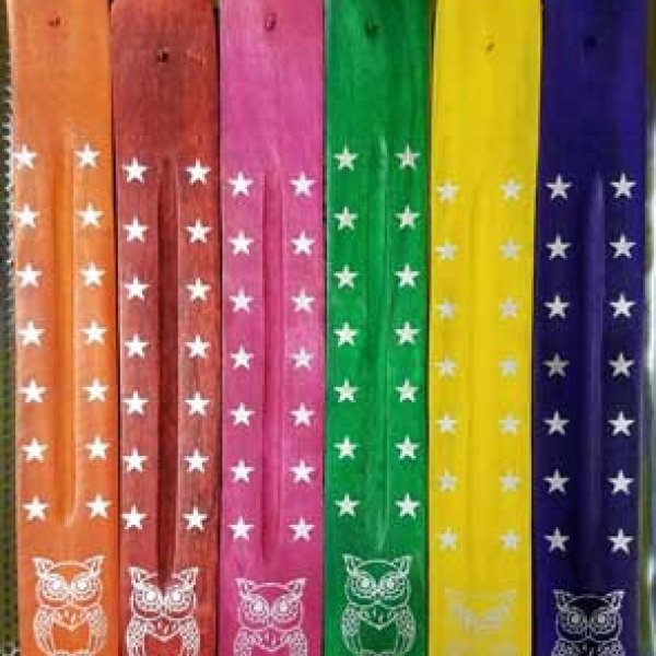 10" Owl Wooden ash catcher