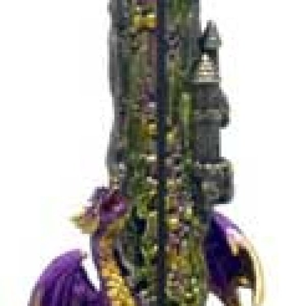 10" Dragon incense holder