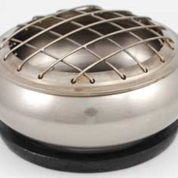 pewter Screen charcoal burner