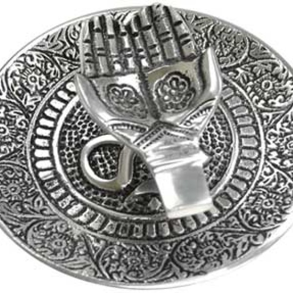 4 1/2" Tibetian Offering Hand ash catcher