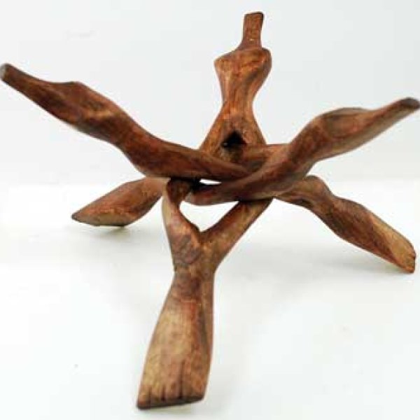 3-Legged Cobra Wooden stand 8"