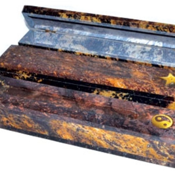 11" Soapstone incense burner assorted