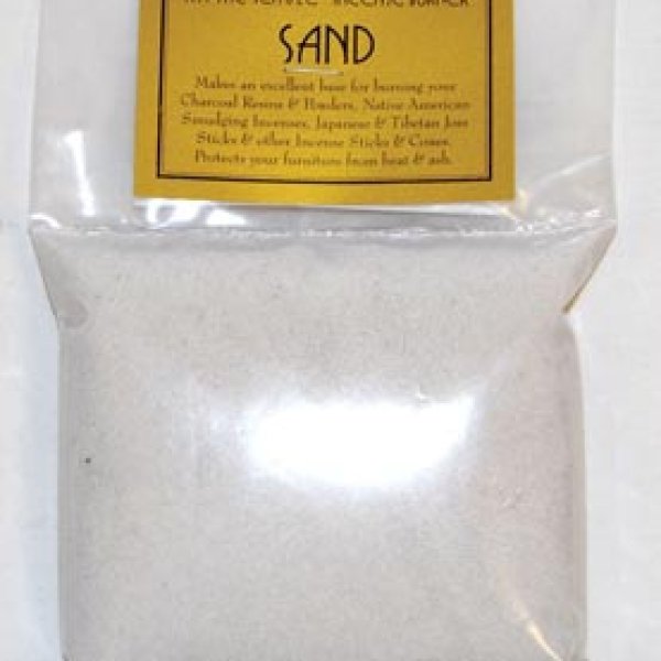 1 Lb White incense burner sand