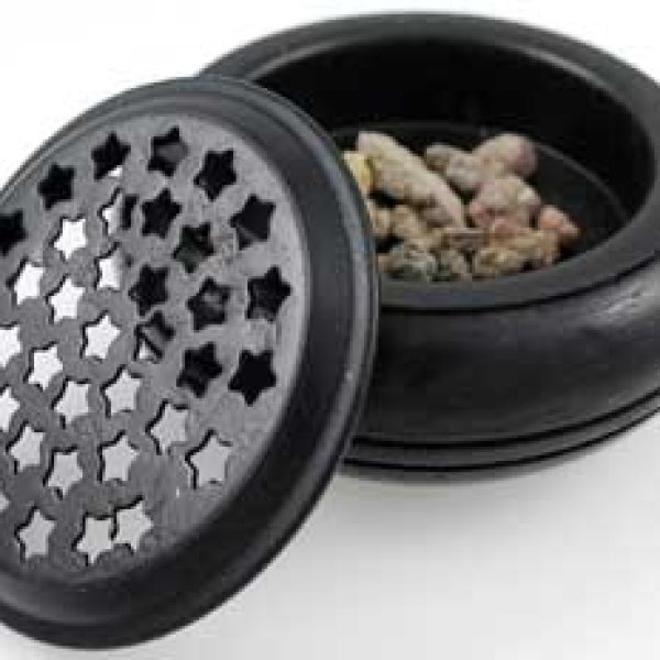 Starry Screen Black charcoal burner
