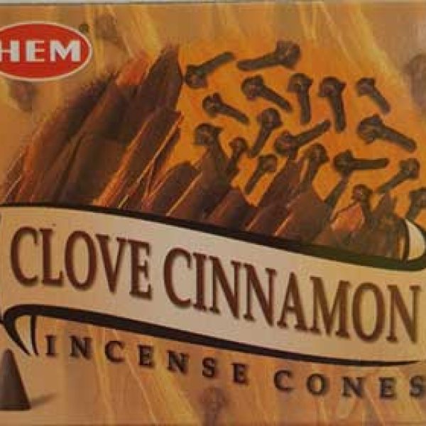 Clove Cinnamon HEM cone 10 cones
