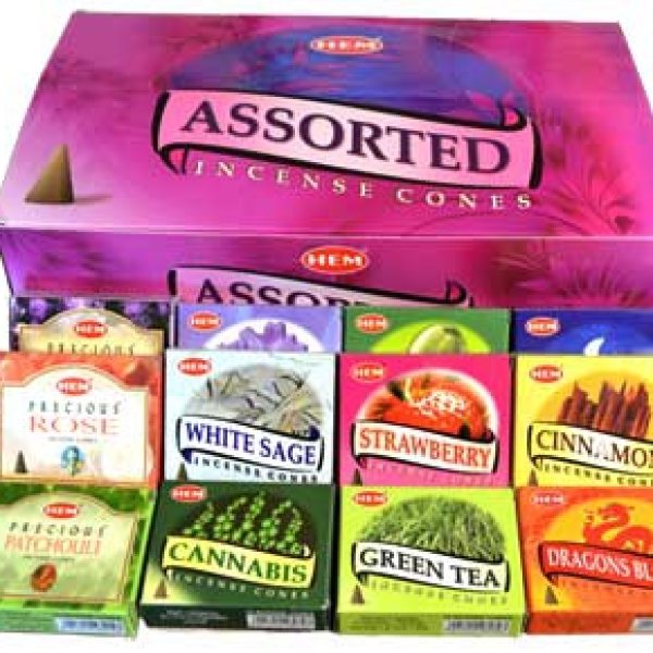 Variety Pack HEM cone 48 bxs of 10 cones
