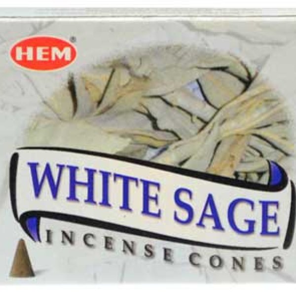 White Sage HEM cone 10 cones