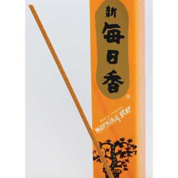 Amber morning star stick incense & holder 50 pack