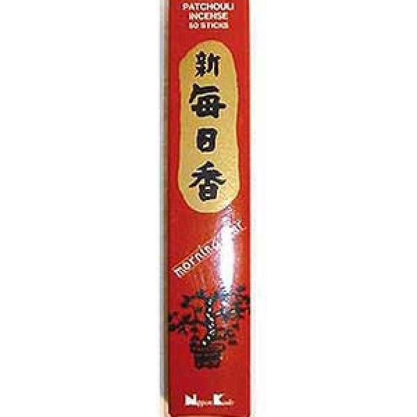 Patchouli morning star stick incense & holder 50 pack